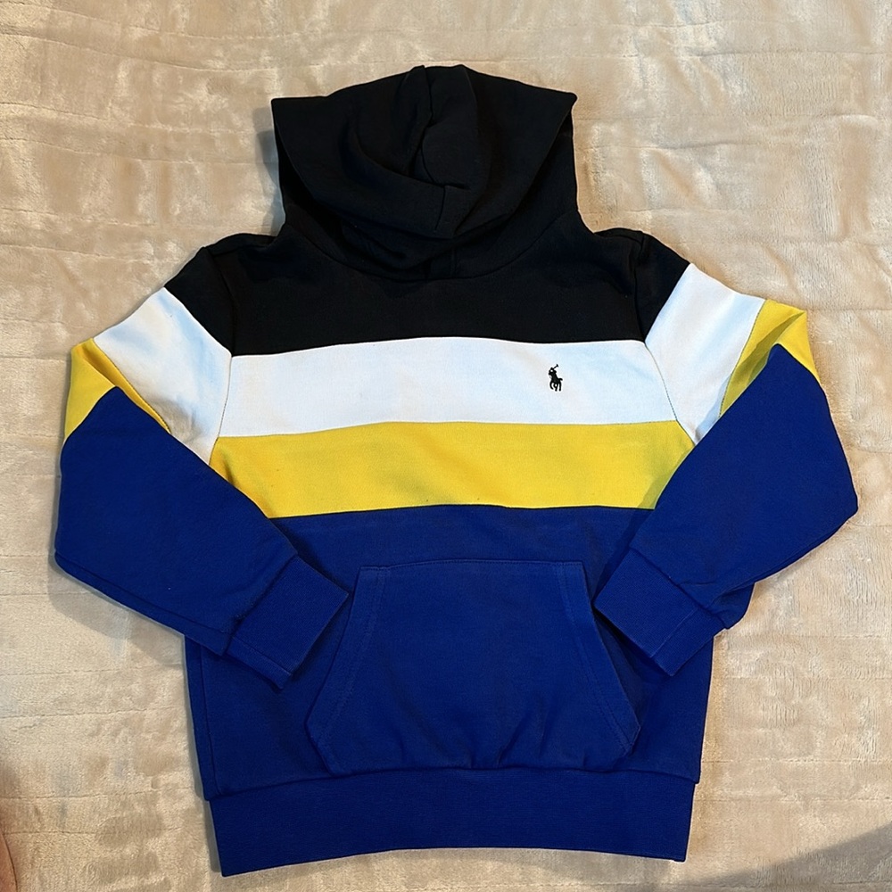 Boys Polo Hoodie Top